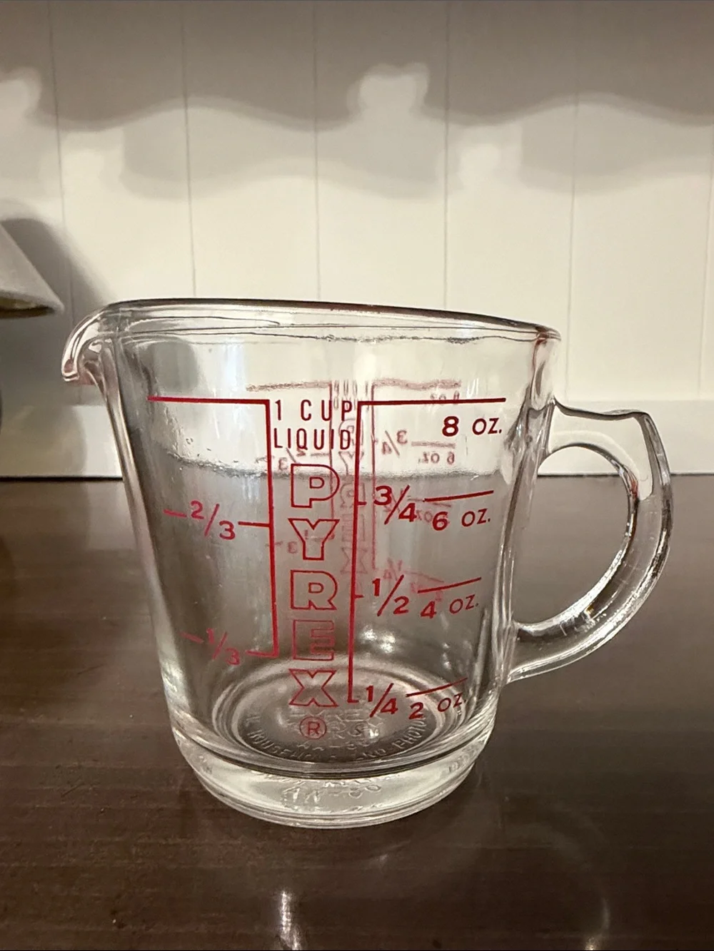 Vintage Pyrex 1 Cup Glass Measuring Cup